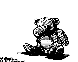 Teddybear Editorial Cartoon